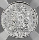 1833  H10c Capped Bust Silver Half Dime  Ngc Au Details  cleaned    8404748-011