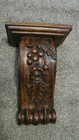 20th Century Large Heavy Carved Oak Corbel Architectural   Shelf - 12    6lbs