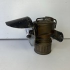 Antique Justrite Streamline Cap Lamp Miners Mining Carbide Lamp