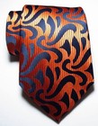 New Classic Paisley Gold Dark Blue Jacquard Woven 100  Silk Men s Tie Necktie