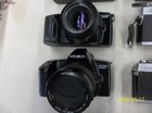 6 - Vintage Minolta  Camera Lot    2  Lenses  Untested Sold As Is