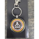 Atari Round Logo Metal  Keychain