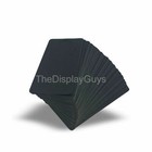 500pc 2x4  Inch Black Paper Earrings Display Hanging Cards For Jewelry Accessory