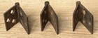  1821-three  3  Antique Iron Dropleaf Table Hinges 1 5 16    X 2 7 8   