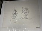Fantasia Animation Cel Walt Disney Production Art  Original   Model Layout X1