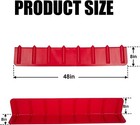 Flatbed Edge Protectors 8  X 8  X 48   V Shaped Winch Ratchet Straps Plastic