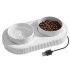 Usb Heated Pet Bowl For Outside Cats Dogs Birds Ceramic Pet Water Bowl Thermal