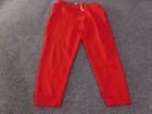 Polo Ralph Lauren Sweatpants Boys Xl Red Fleece Joggers Drawstring Lounge Pants