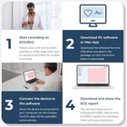 Livenpace Hhm1 Holter Monitor 24hrs Ekg Monitor With Pc Software Ai Ecg Analysis