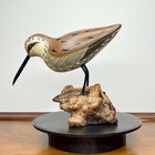 Vintage Wooden Hand Carved Bird Shorebirds Decoy Figurine 7    X 7   