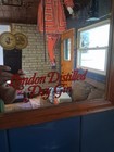 Vintage Beefeater London Distilled Dry Gin Mirror Bar Sign - Hanging Wall Decor 