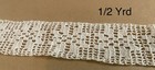 Antique Lace Trim Lot Filet Crochet Lace Edging Insertions 11 Pieces
