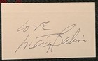 Marty Balin Of Jefferson Airplane Signed 3x5 White Index Card