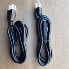 2-pack 3 Prong Ac Power Cord Standard Electrical Cable Universal 5ft Us Seller