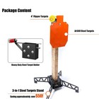 Ar500 Steel Shooting Target Set - 3 8  Thick Hostage Reactive Target With 3-i   