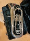 Yamaha Yep-621s Euphonium Yellow Brass Bell Silver Plated Used With Case