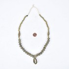 Yoruba Gilded Brass Raised Dot Trade Beads Nigeria