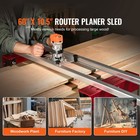 Router Sled Adjustable Wood Slab Flattening Mill Router Jig 60  Length