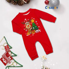 Christmas Pajamas Family Matching Set 2025 Adults Kids Baby Deer Tree Print 2pcs