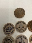 Vintage Lot Of 10 Wooden Nickels Buffalo Ny Area Orchard Park  Angola   Erie