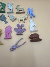 Vintage Lot Of 25 Cracker Jack Toy Charms Miniature Gumball Prizes Plastic