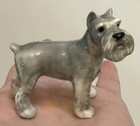 Hagen Renaker Schnauzer Dog Figurine 2    Miniature Porcelain Retired Vintage 1989