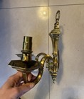 Antique Style Stile Lamp Art M d  Solid Brass Double Wall Sconce
