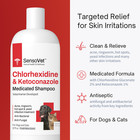 Sensovet Chlorhexidine Ketoconazole Shampoo Medicated Shampoo Treats Infections