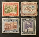 Travelstamps  1939 Western Samoa Stamps Sc  181-184 Sg 195-198 Mint Mnh Og 