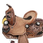 Double T Western Faith Youth Horse Saddle - 8 Inch