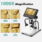 Elikliv 4 3   Lcd Digital Microscope 1000x Jewelry Coin Magnifier Loupe New