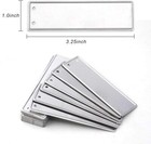 150 Pack 6 Inch Metal Plant Labels Aluminum Garden Tags With Wires Silver New