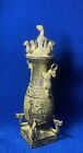 Important Ancient Chinese Bronze Decorative Large Vase With Figures Fragments 