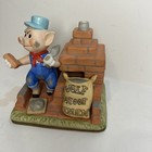 Vintage 1970 s Disney Productions 3 Pigs Porcelain Music Box