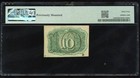 Usa Fractional Currency 10 Cents Second Issue  18-63  Fr-1245 Pmg Choice Unc 64
