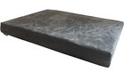 Gray Suede Memory Foam Waterproof Pet Bed For Small Medium To Extra Large Xl Dog