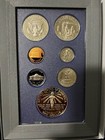 1986-s Proof United States Mint Prestige Set 7 Coins With Silver Dollar Box Inc