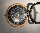 Vintage Non-function Chelsea Clock Company Boston Bakelite 1959 Navy Ship Clock