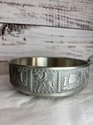 Vintage Snorre Norsk Tinn Pewter Bowl Scandinavian 1960 s Viking Soldier Bjh