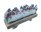 Jesus Christ The Last Supper Resin Statue Size 15 8 4 5 Inch   Desk Ornaments