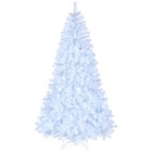 7 Ft Prelit Snow Party Xmas Christmas Tree Auto-spread close Up 500 Light