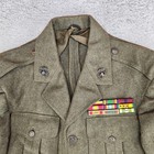 Vintage Vietnam Era Usmc Dress Jacket Corporal Insignia With Service Ribbons 34r