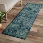 2 x7  Runner Overdyed Rug Turquoise - Threshold
