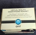 Onn Virtual Reality Smartphone Headset Black Red Fits Phones Up To 6 In