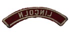 Lincoln Rws Red   White Community Strip Worn Csp Wht Bdr  zc592 