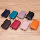 Women Rfid Blocking Leather Accordion Wallet Credit Card Holder Zip Around Purse