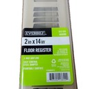 Everbilt 2x14 Floor Register Brown 2-way Steel Air Vent Cover E150mb02x14