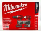 Milwaukee 2691-22 M18 Combo Kit Drill   Impact Driver New In Box