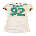 Leonta Rheams Memphis Maniax 2001 Game Used Away Jersey Size 50  2