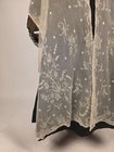 Antique Victorian 19th C Hand Made Net Lace Stole For Dress W Whimsical Florals